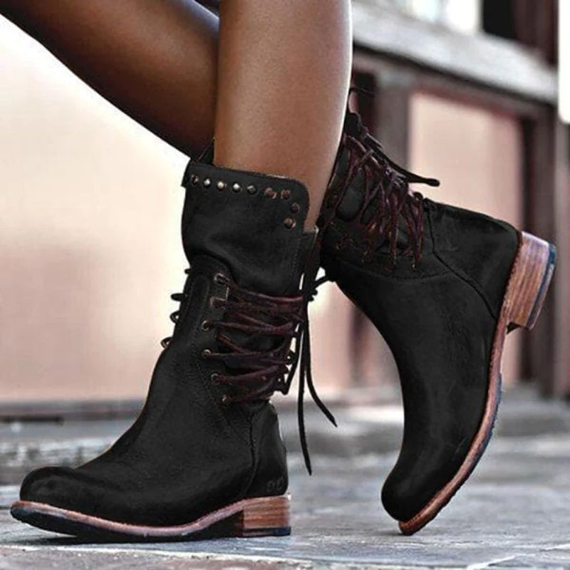 Classic comfortable everyday ankle boots for women | Grace -3