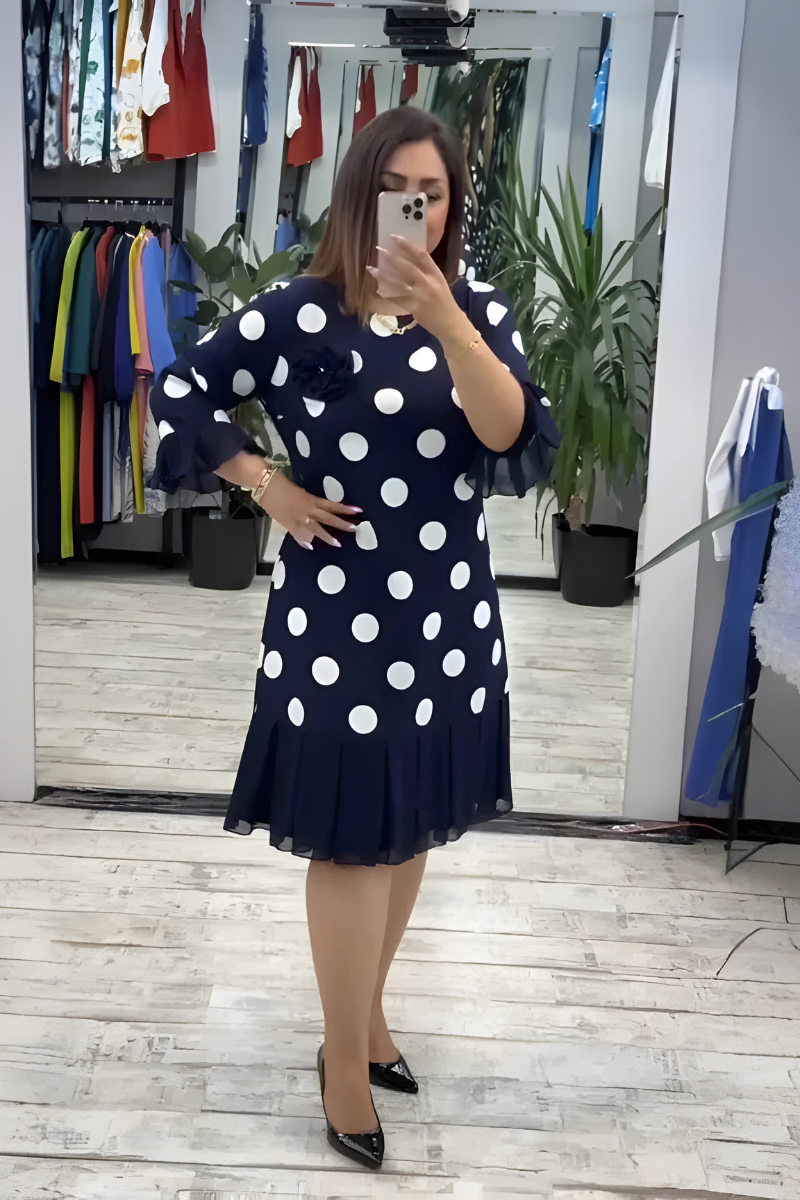 Stylish comfortable everyday midi dress for women | Pia -3