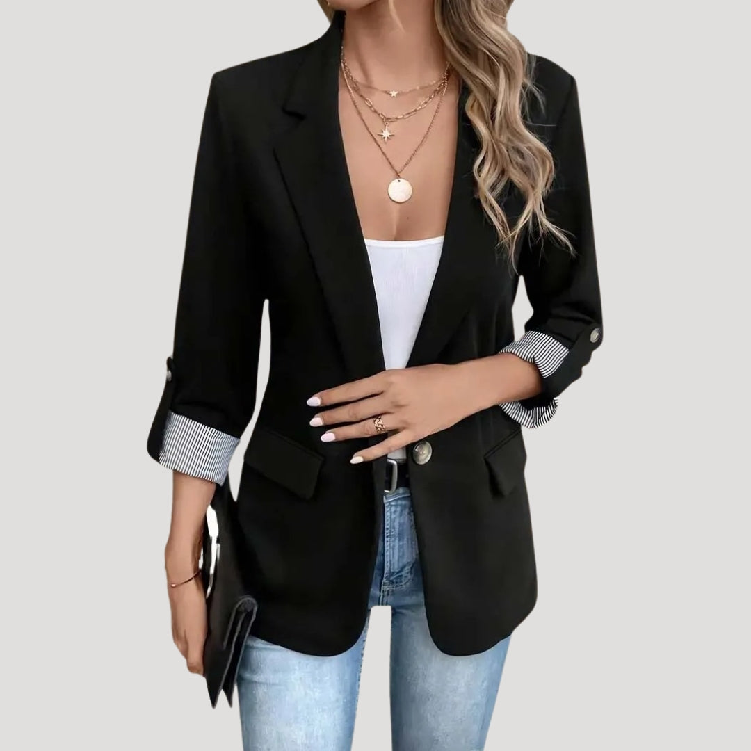 Crafted Fitted smart casual blazer for women | Vivienne