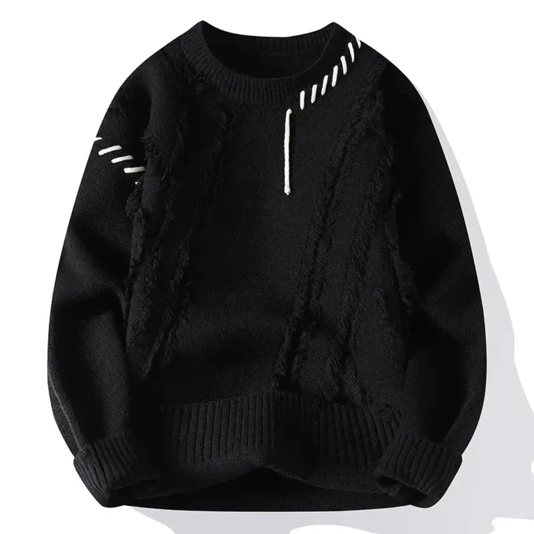Classic artisan knit jumper for men | Apollo -5