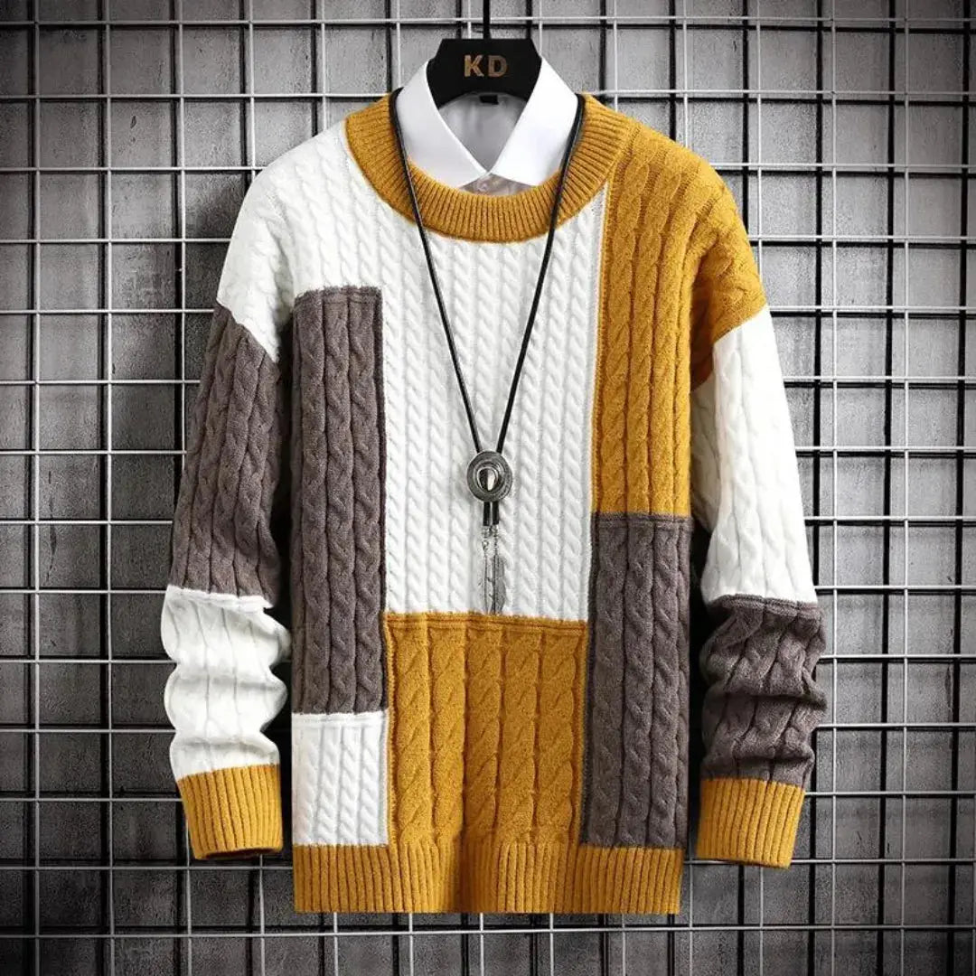Regal weave textured everyday jumper for men | Apollo -4