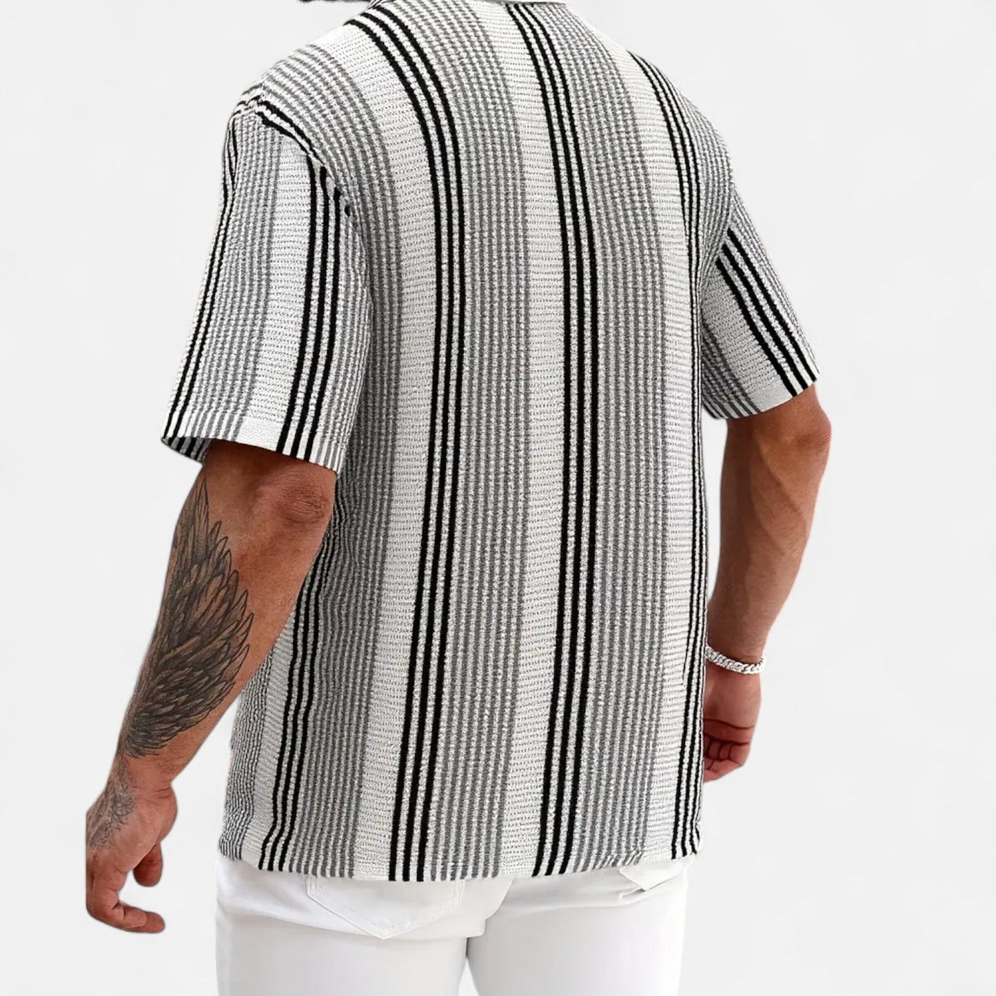 Festive Button-front shirt for warm days for men | Elias