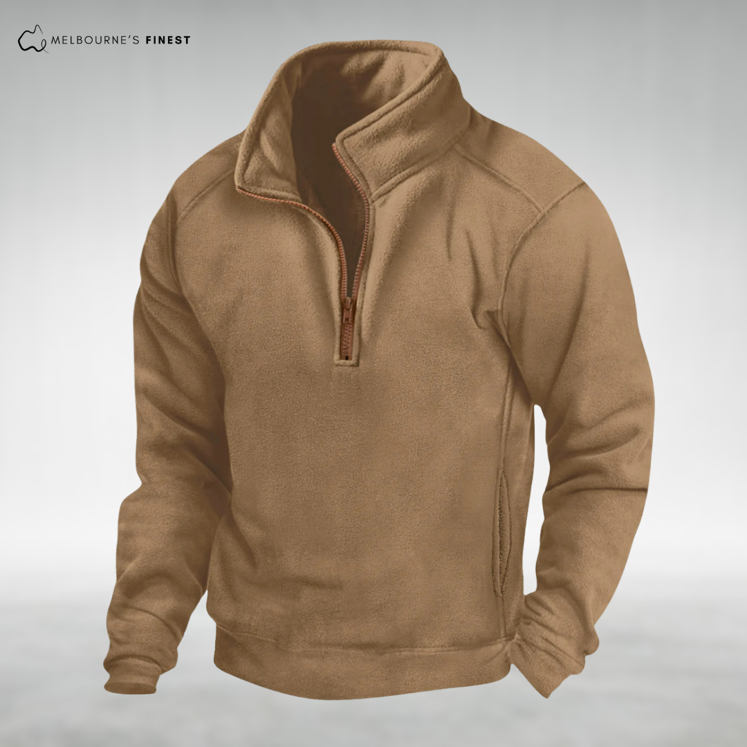 Plush Cozy half-zip pullover for men | Holden