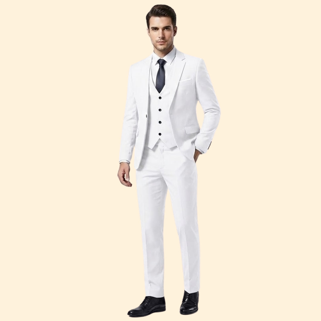 Classic three-piece formal suit set for men | Lucien -12