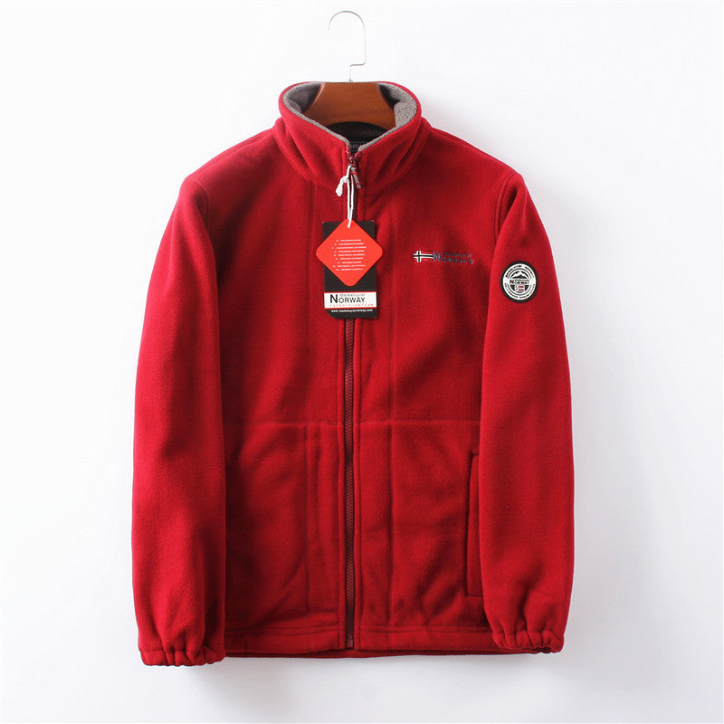 Classic warm fleece winter jacket for men | Norway -6