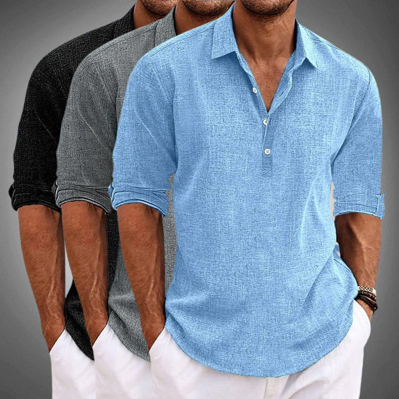 Relaxed casual harbor shirt for men | Roberto Russo Sunshine -5