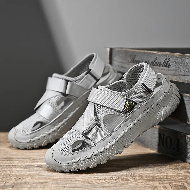Rugged comfortable hike terrain sandals for men | Cascade -8