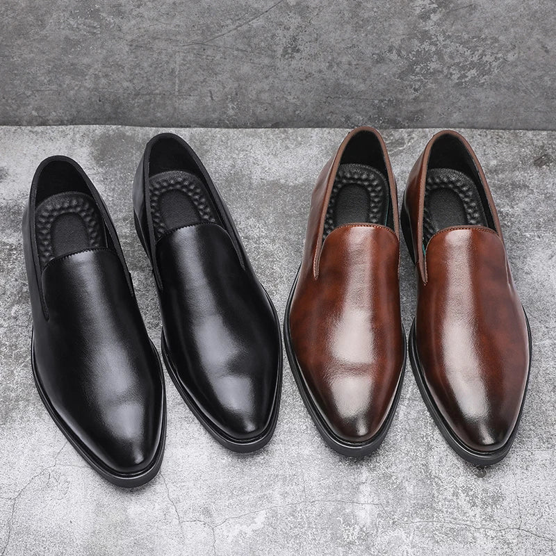 Classic genuine leather loafers for men | Noctis -13
