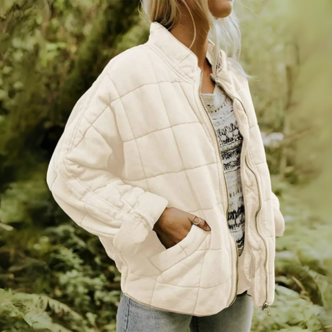 Fitted versatile autumn casual jacket for women -14