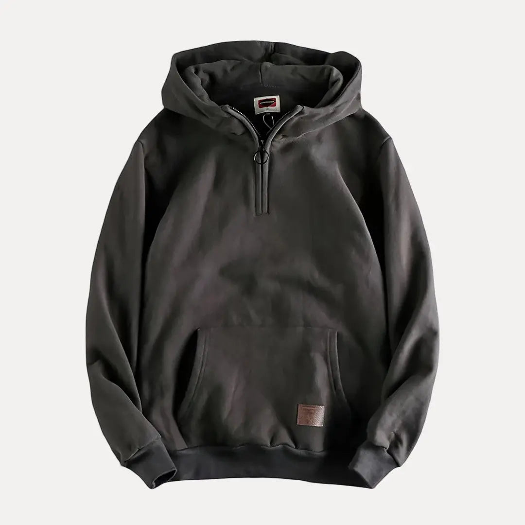 Classic relaxed everyday hoodie for men | Wellington -4