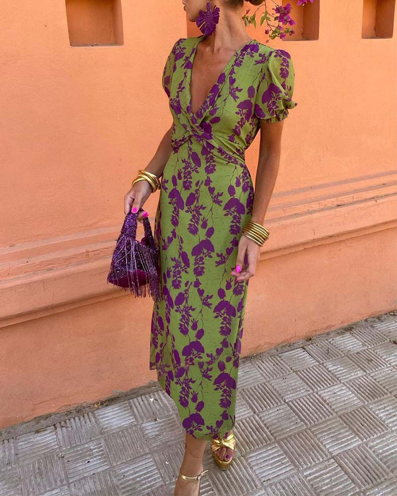 Elegant sleeveless statement midi dress for women | Antoinette -3