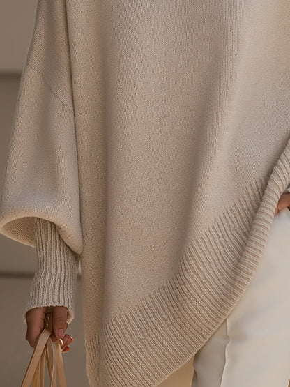 Relaxed cosy oversized knit sweater for women | Melody -3