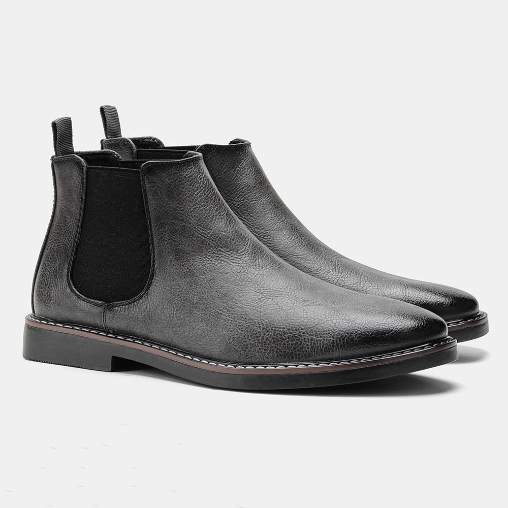 Classic timeless leather chelsea boots for men | Emerson -8