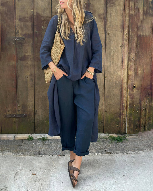 Soft comfortable everyday co-ord set for women | Olivia -1