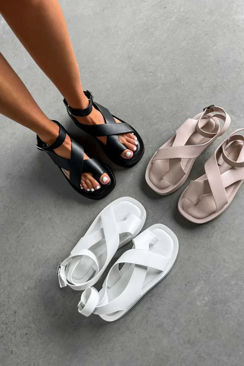 Comfortable everyday glide slip-on sandals for women | Hallie -7