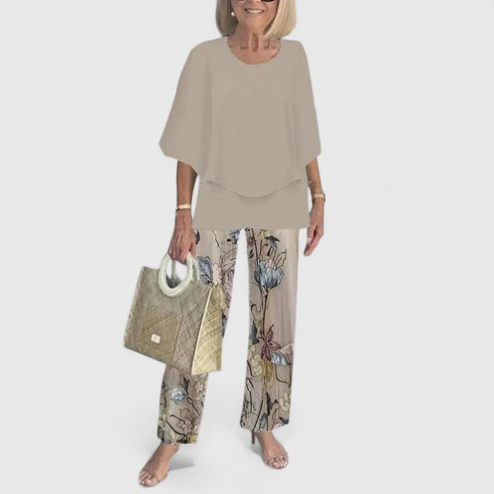 Elegant tailored two-piece set for women | Martha -1