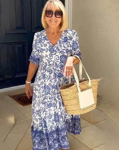 Striking Bohemian maxi dress for women | Radiance
