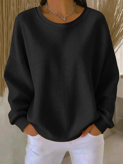 Classic relaxed everyday knit sweater for women | Nova -4