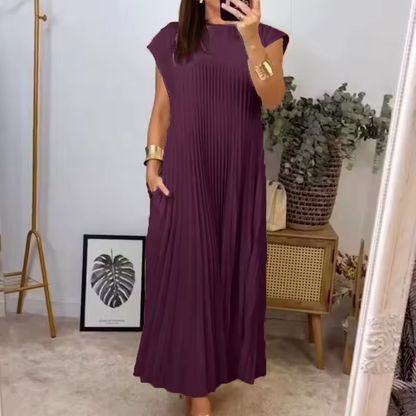 Casual everyday relaxed comfort dress for women | Freya -17