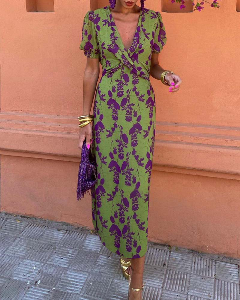 Elegant sleeveless statement midi dress for women | Antoinette -1