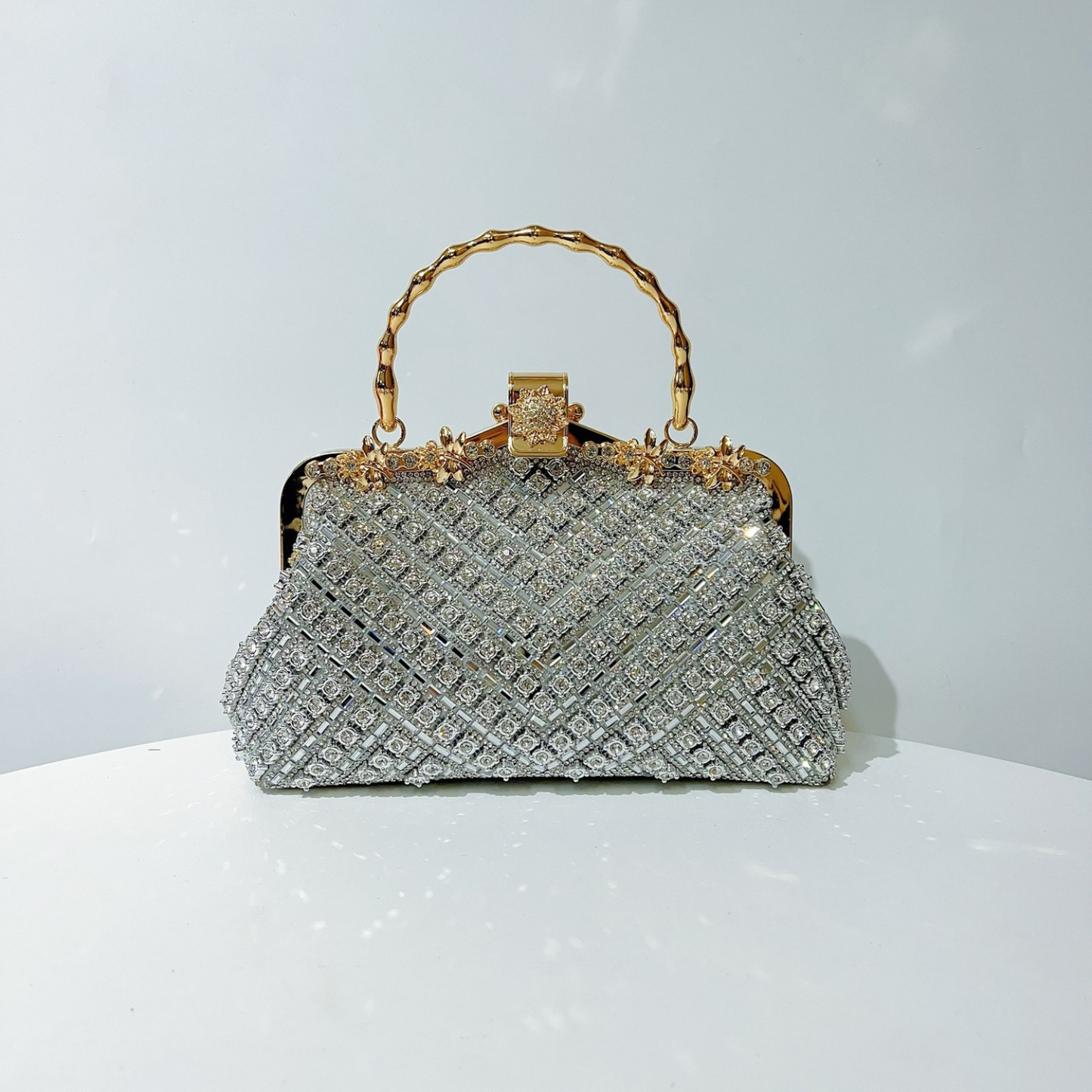 Luxurious structured vellum finish shoulder bag for women | Noble Vellum -2