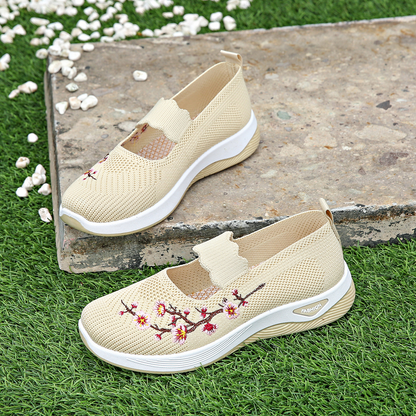 Elegant mesh pointed-toe ballet flats for women | Tilly -9