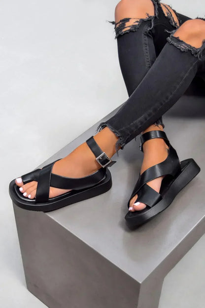 Comfortable everyday glide slip-on sandals for women | Hallie -2