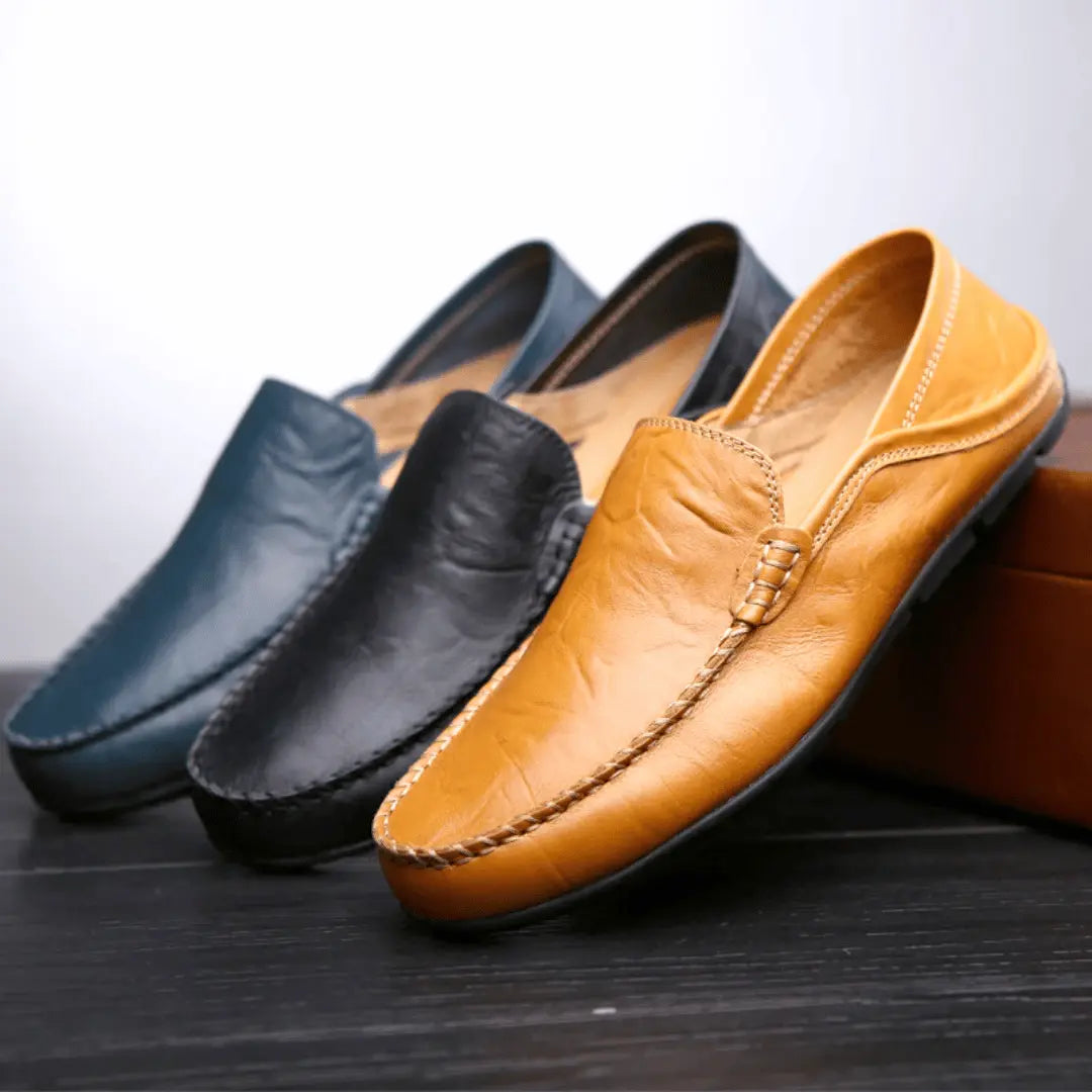 Tuscan artisan leather moccasin loafers for men | Matteo Bellucci -13