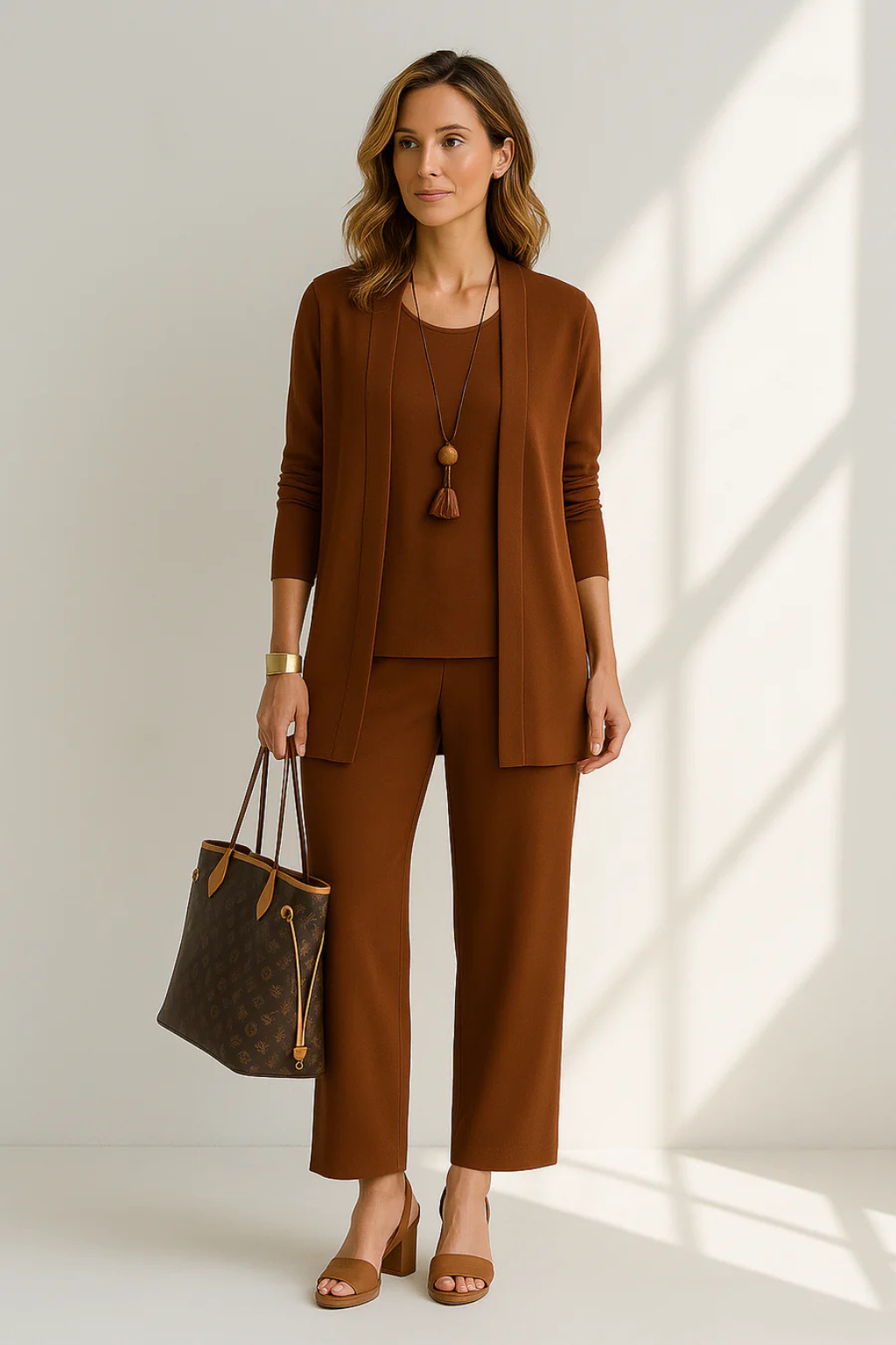 Elegant formal three-piece tailored set for women | Waverly -11