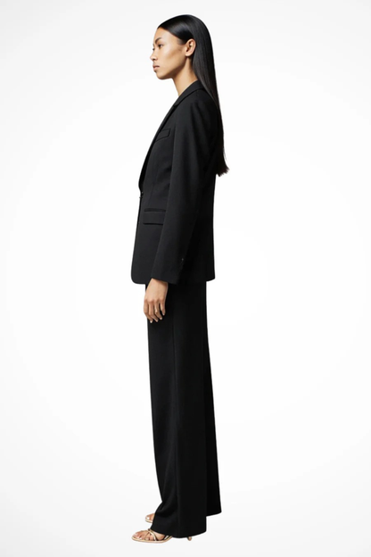 Tailored blazer and wide-leg trousers set for women | Liora -5