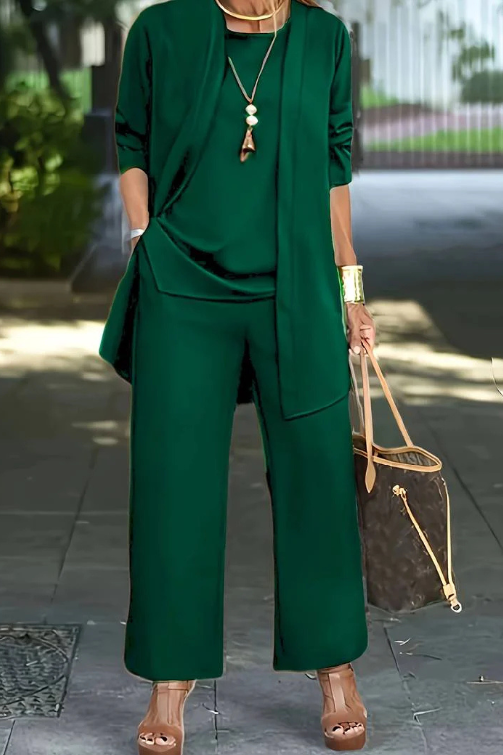 Elegant formal three-piece tailored set for women | Waverly -19