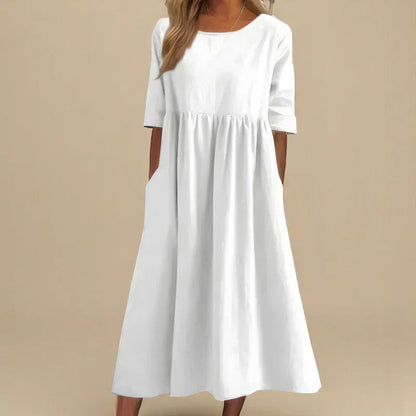 Stepping Flattering everyday dress for women | Marielle