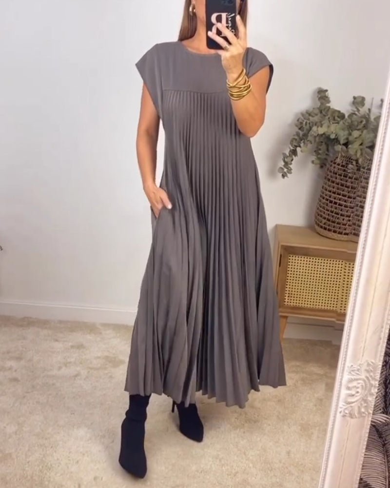 Casual everyday relaxed comfort dress for women | Freya -2