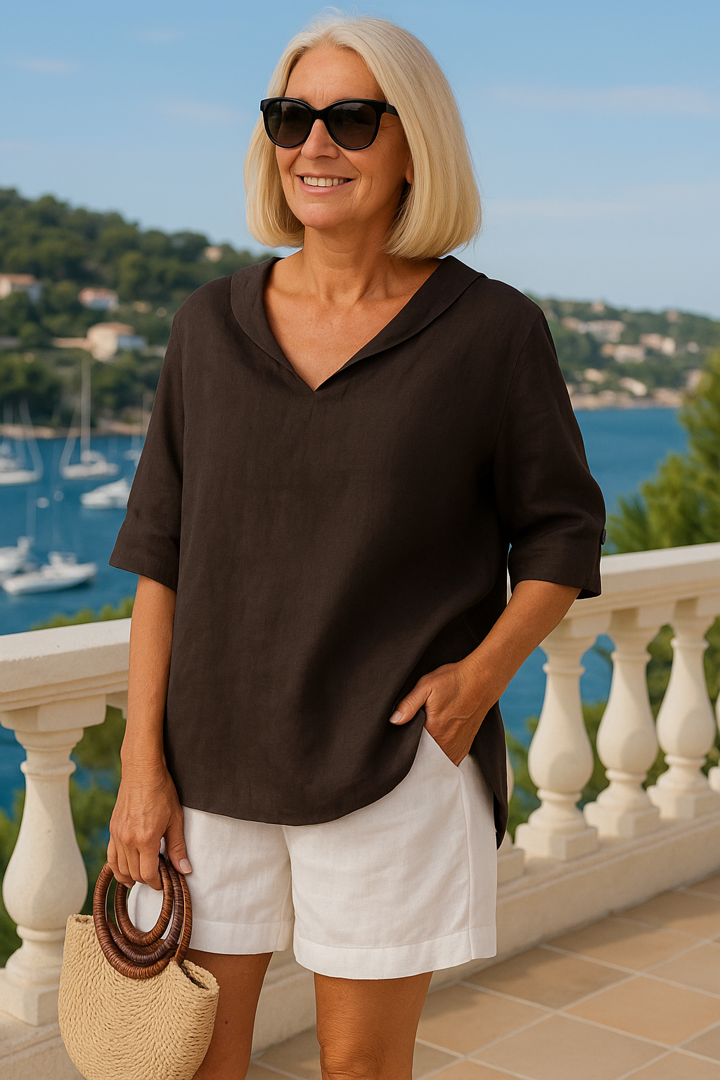 Breathable Effortlessly flattering blouse for women | Marena