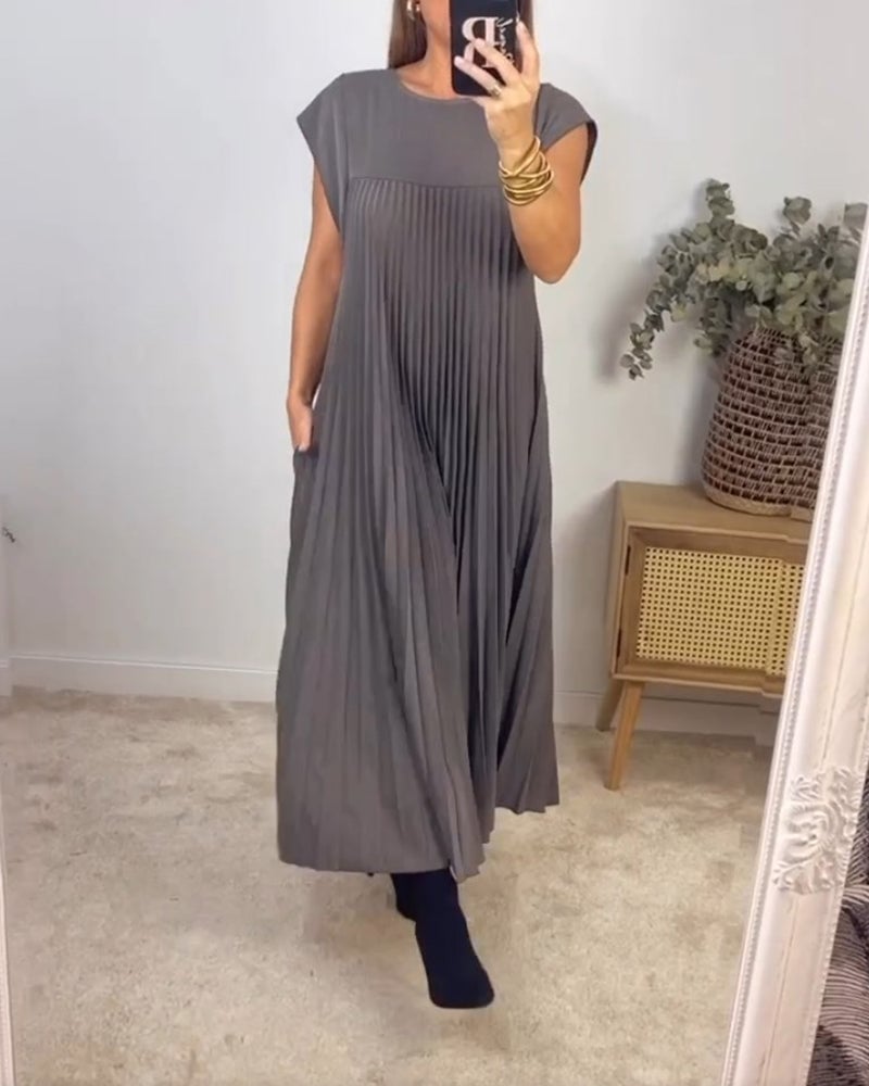 Casual everyday relaxed comfort dress for women | Freya -15