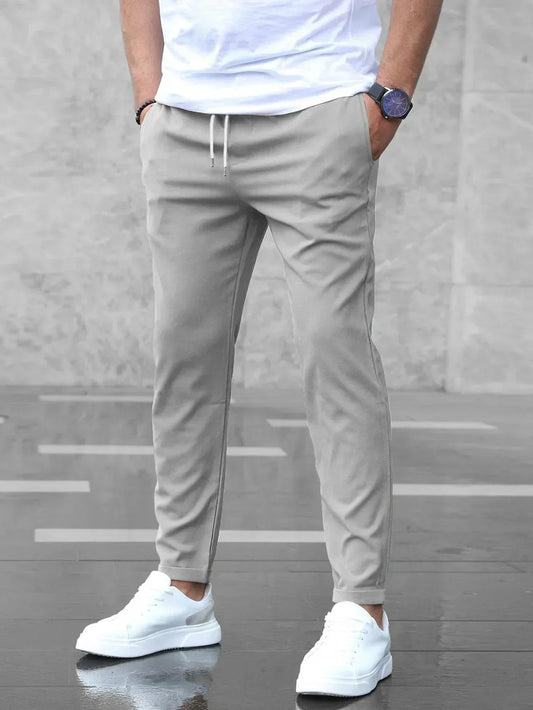 Hemmed Premium tapered trousers for men | Premium