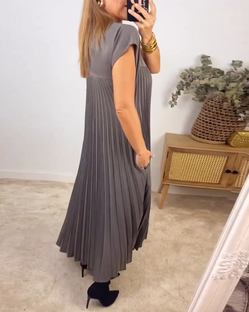 Casual everyday relaxed comfort dress for women | Freya -16