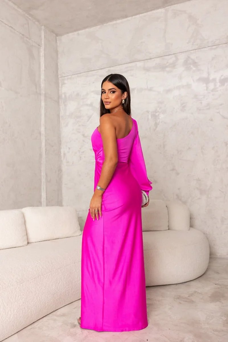 Elegant wrap-style midi dress for women | Kyara -18