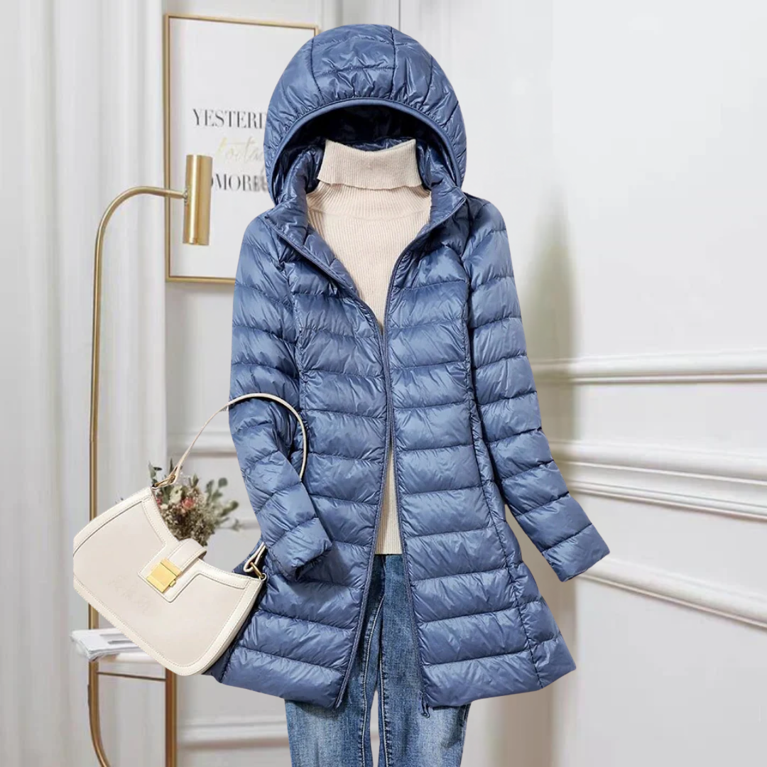 Classic Ultralight everyday jacket with sleek silhouette for women | Riley