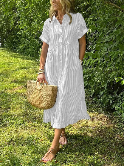 Elegant flowing everyday maxi dress for women | Ruby -7