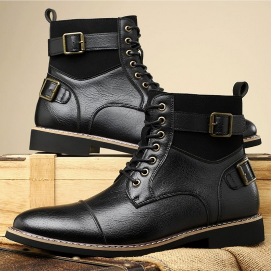 Wanderer Rugged zip boots with vintage-inspired silhouette for men | Xavier