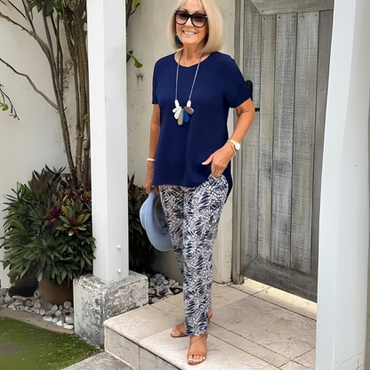 Matched Cotton-blend two-piece set for women | Allegra