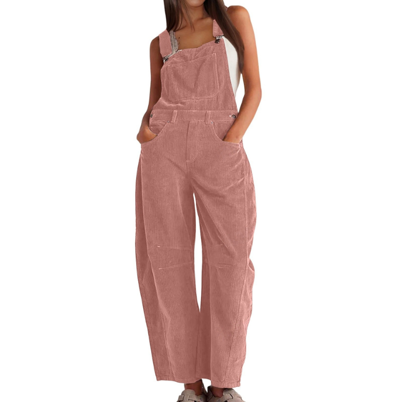 Stylish barrel wide-leg everyday jumpsuit for women | Ethel -1
