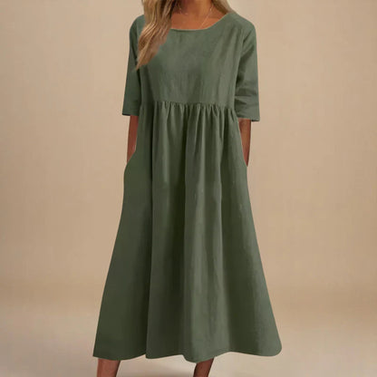 Stepping Flattering everyday dress for women | Marielle