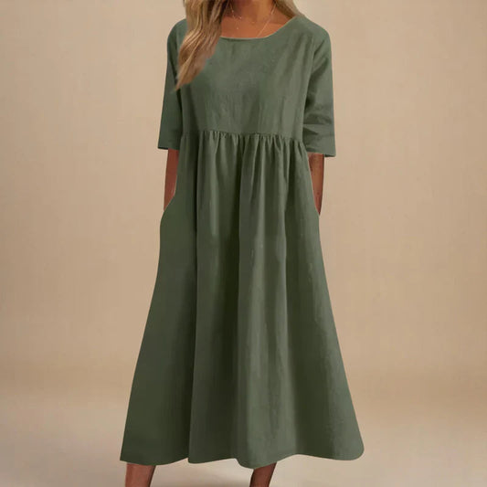 Stepping Flattering everyday dress for women | Marielle