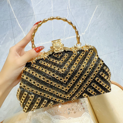 Luxurious structured vellum finish shoulder bag for women | Noble Vellum -5