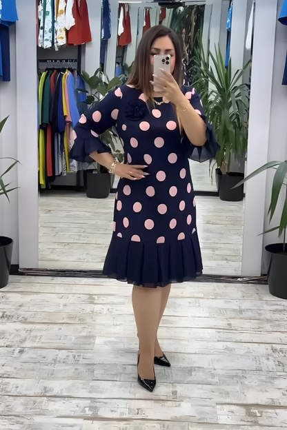 Stylish comfortable everyday midi dress for women | Pia -1