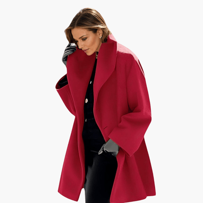 Classic wide-collar everyday jacket for women -3