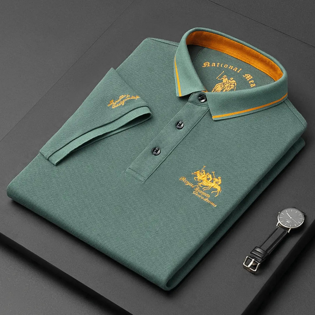 Classic smart casual polo shirt for men | Kaito -5