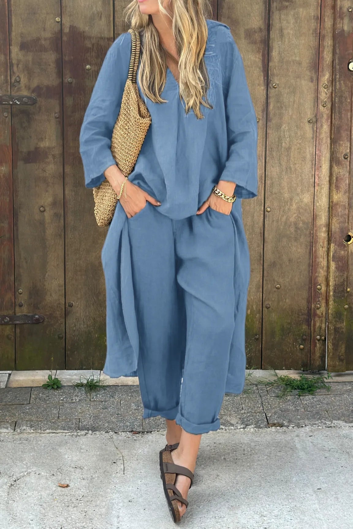 Stylish comfortable loungewear set for women | Luxe -5